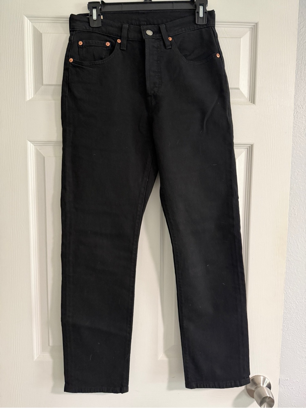 Women’s Levi’s Black Straight-Leg Jeans